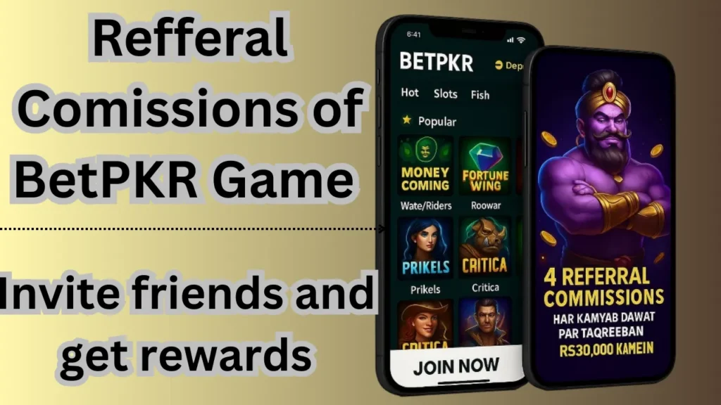 BetPKR Game Referral Bonuses