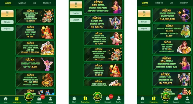 PA7KK game bonus and rewards